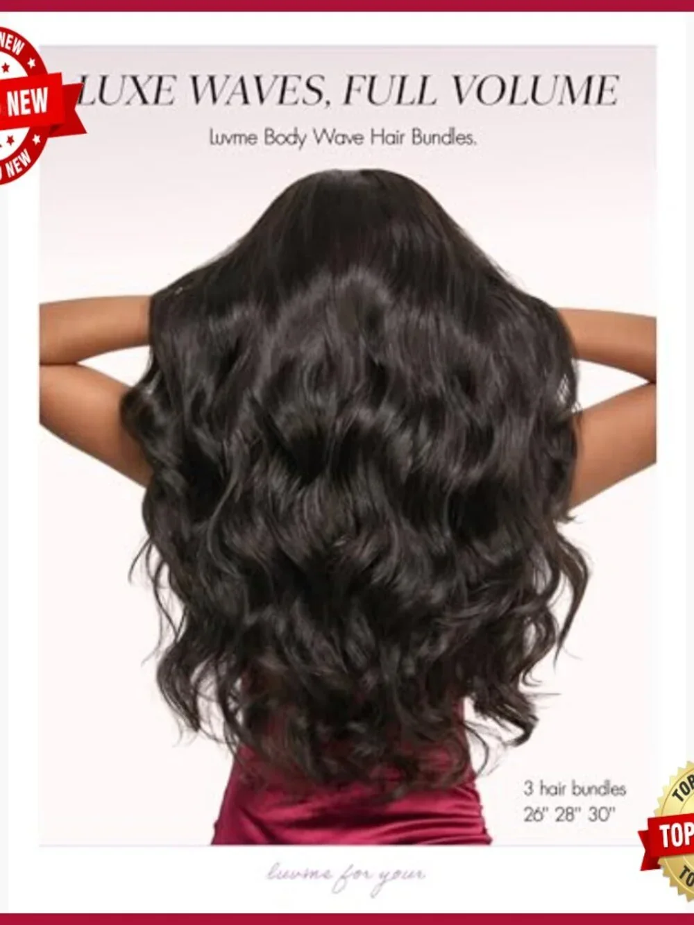 3 Bundles Body Wave Human Hair Extensions 12-16 Inch Virgin Brazilian